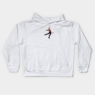 Ice Skater Kids Hoodie